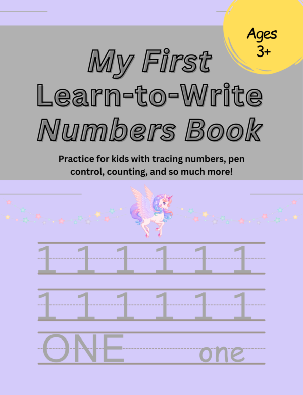 Learn to write numbers