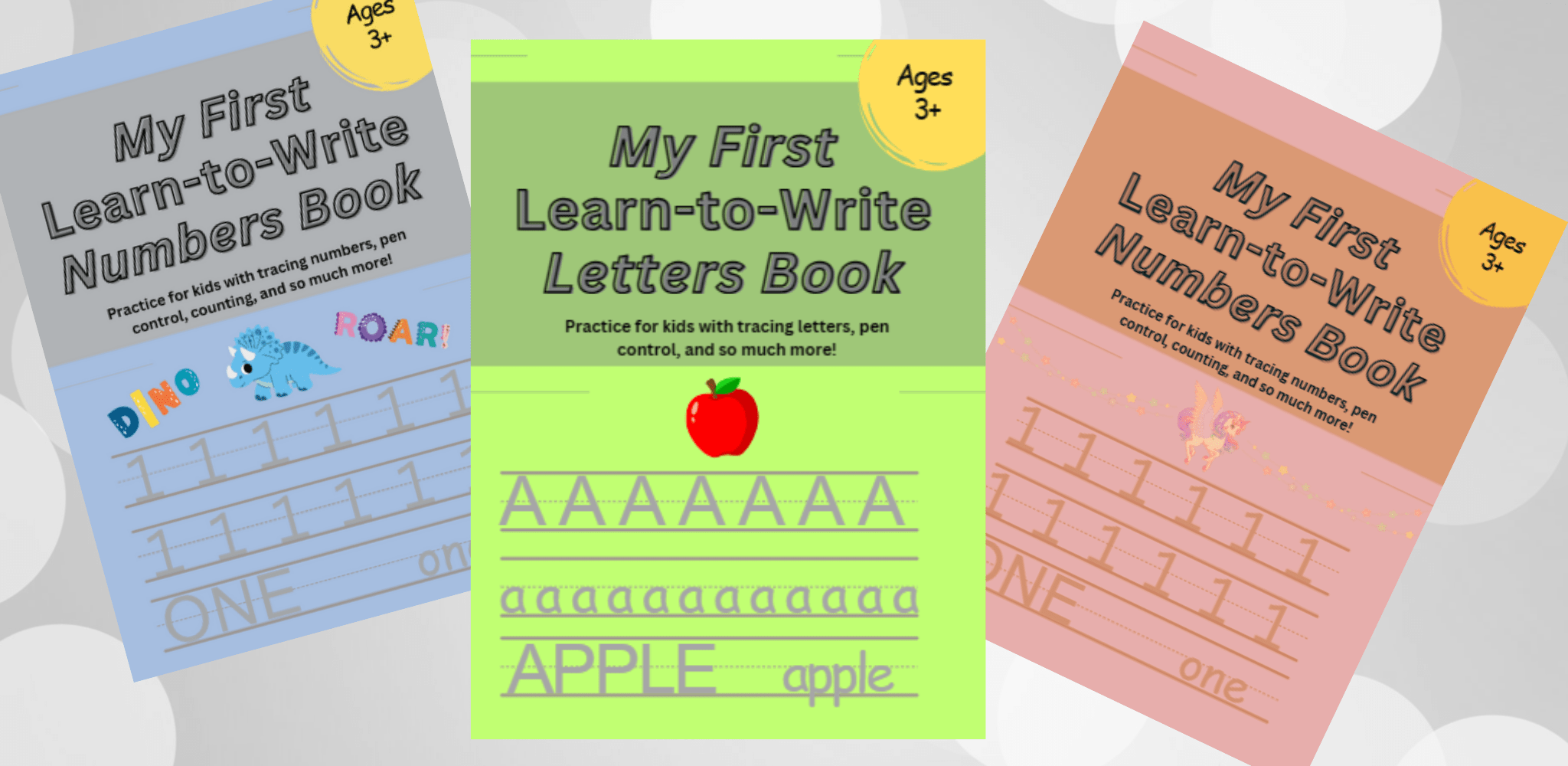 My First Learn-to-Write Workbooks