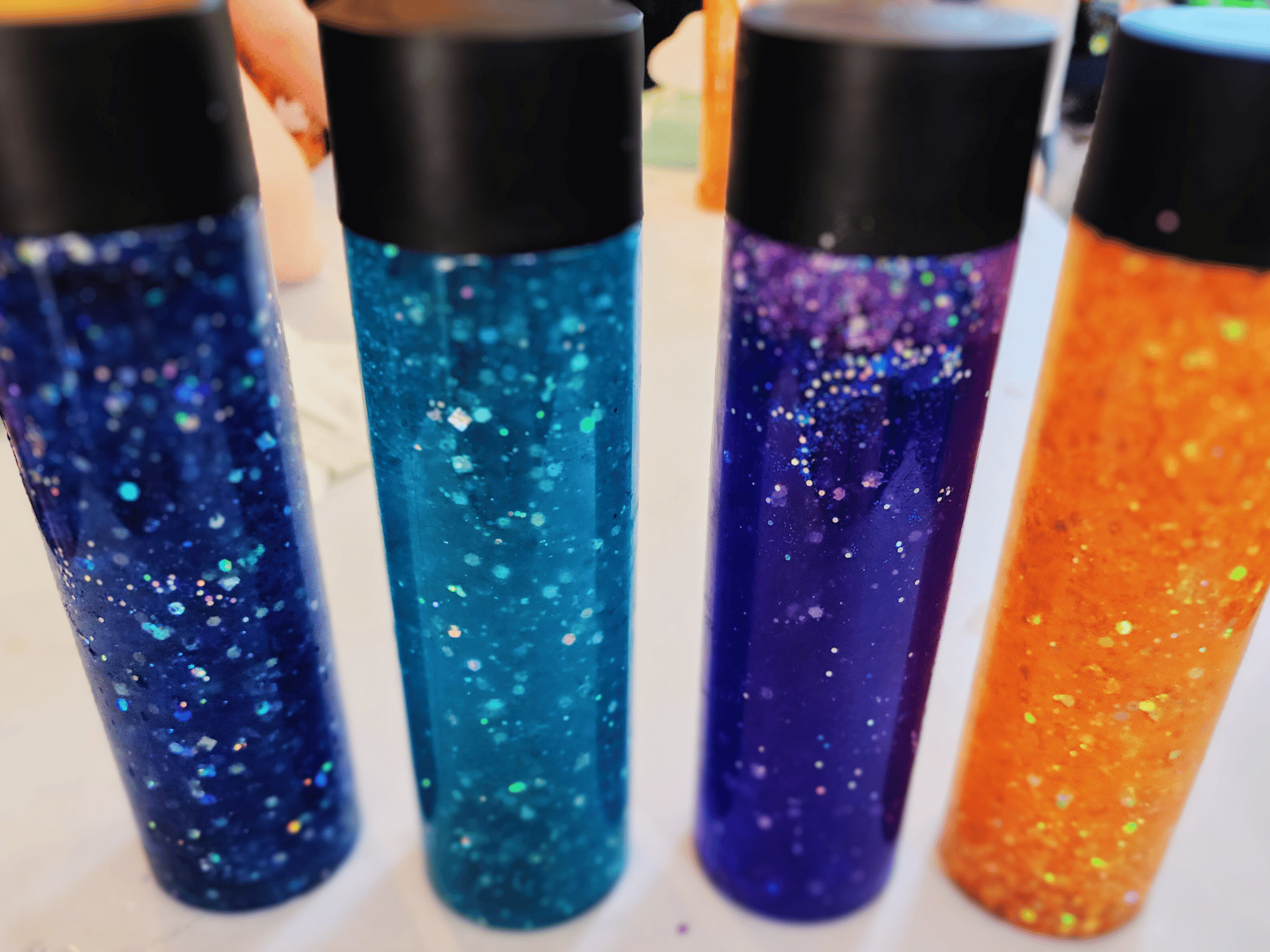 DIY Sensory Glitter Calm Down Jars